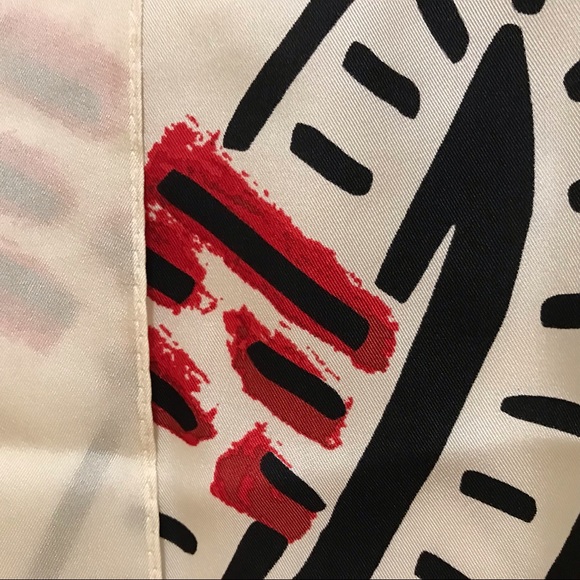 Coach Disney Mickey X Keith Haring Silk Bandana - Picture 7 of 8